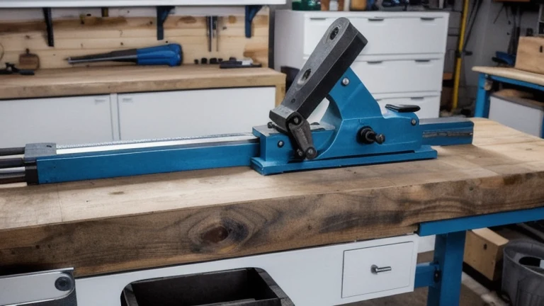A clean, professional trade workshop representing CNC Machining Basics, shown without people, for The Prime VR immersive training.