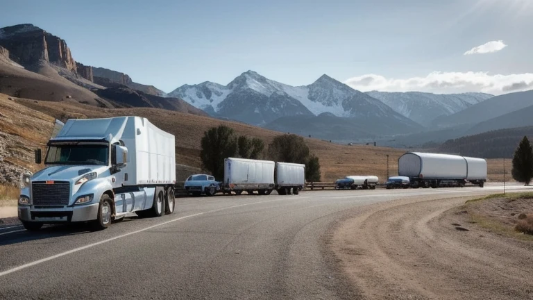 A mountain grade with a runaway truck ramp and a steep descent sign, shown without people, for The Prime VR immersive training.
