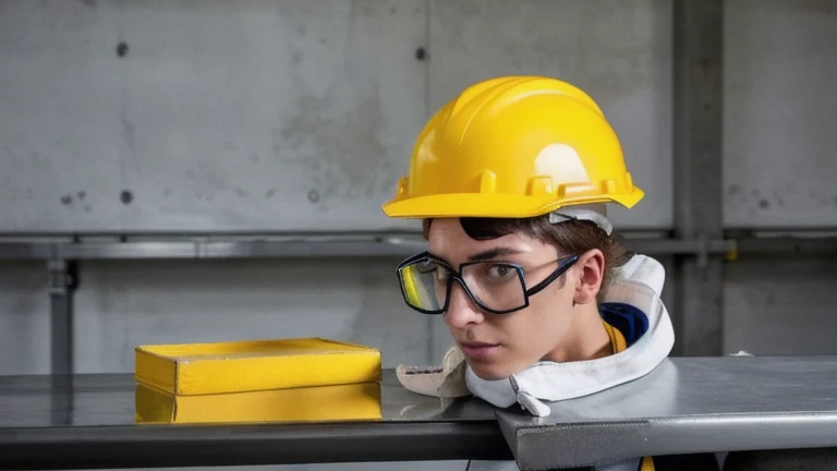 A clean, professional industrial safety facility representing Respiratory Protection and Fit Testing, shown without people, for The Prime VR immersive training.